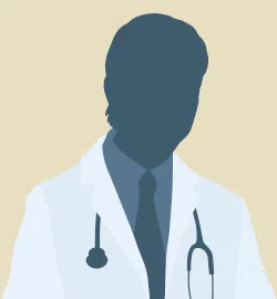 illustrated headshot of male doctor