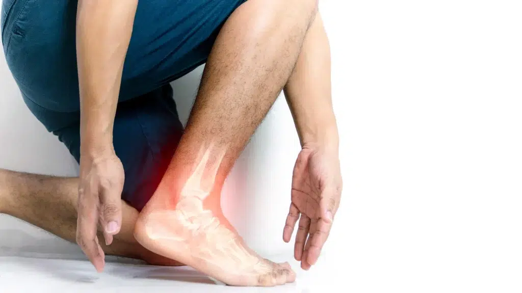 ankle of humans with instability