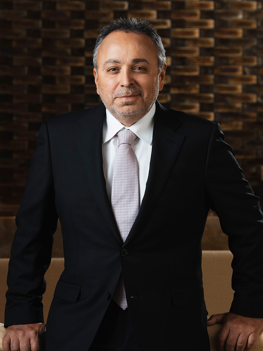 Dr. Kharrazi in a suit