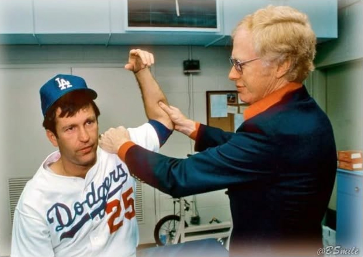 Dr. Jobe with Tommy John